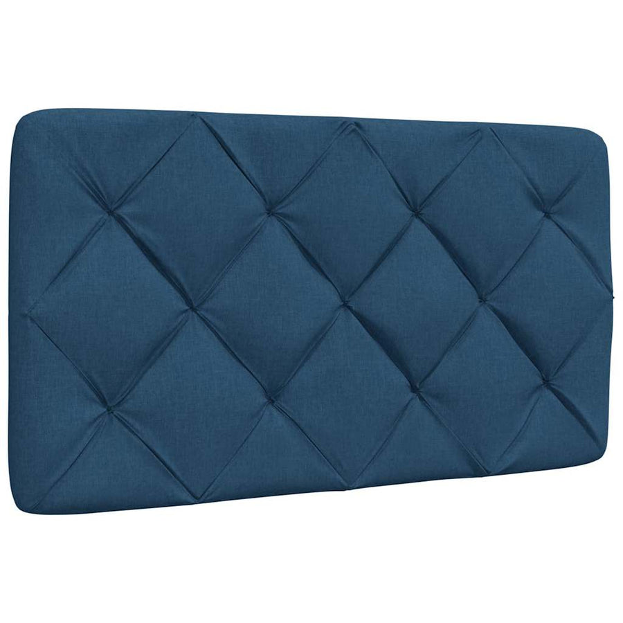 Bedframe zonder matras 80x200 cm stof blauw