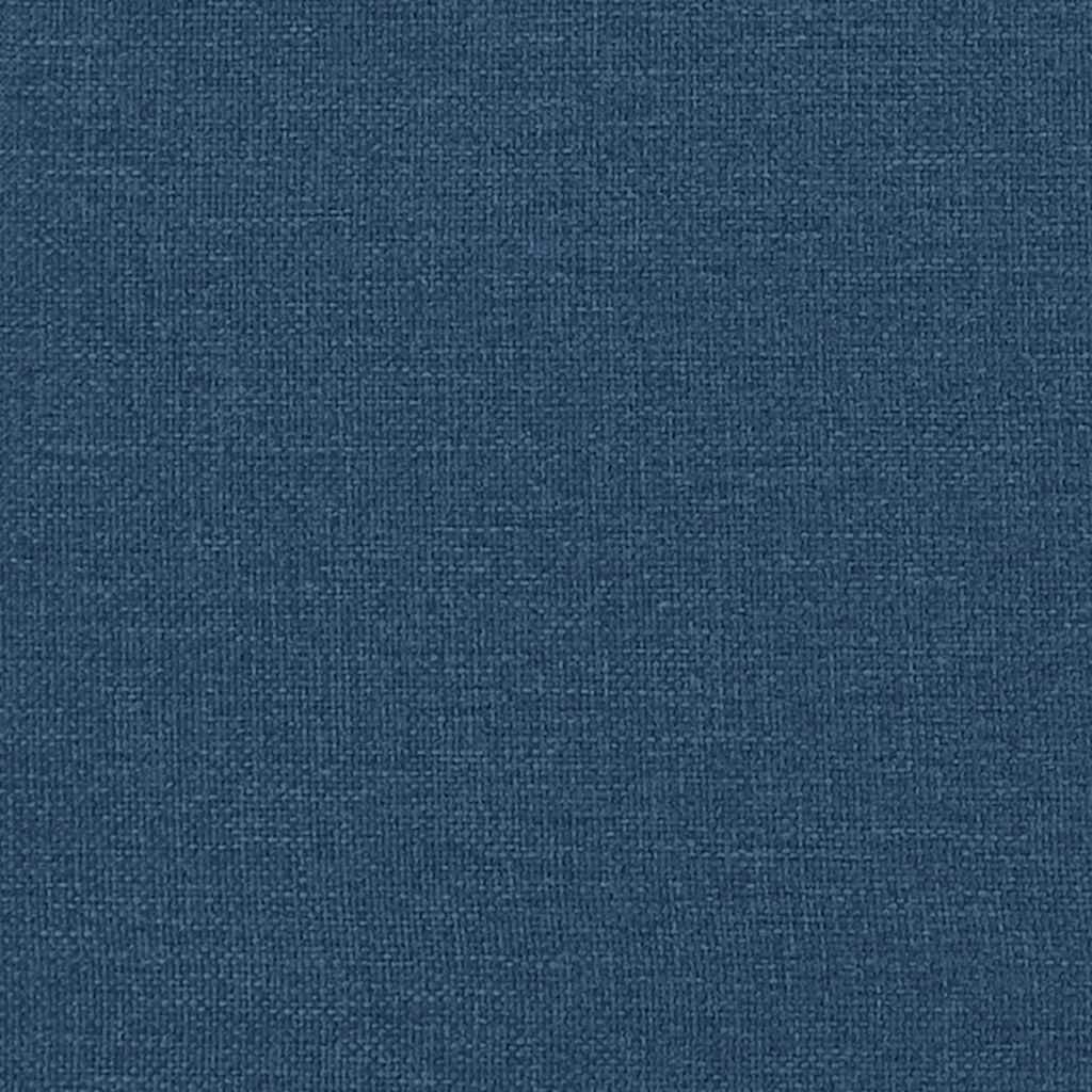 Bedframe zonder matras 90x190 cm stof blauw