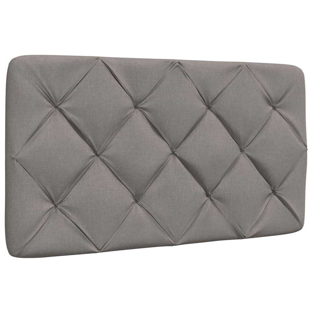 Bedframe zonder matras 90x200 cm stof taupe