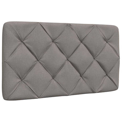 Bedframe zonder matras 90x200 cm stof taupe