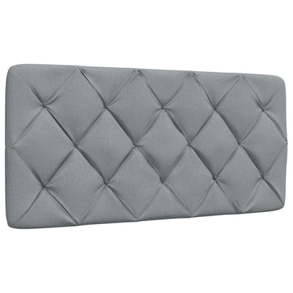 Bedframe zonder matras 100x200 cm stof lichtgrijs
