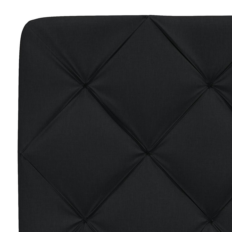 Bedframe zonder matras 100x200 cm stof zwart