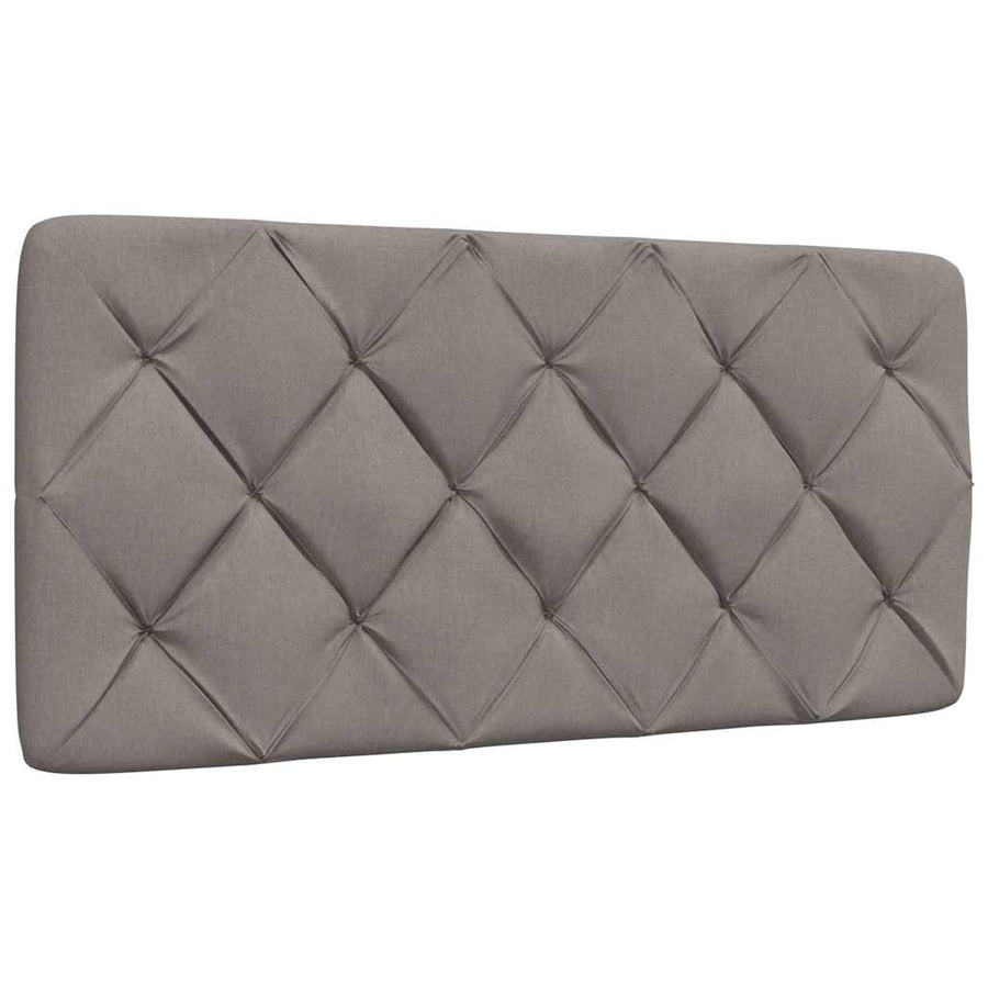 Bedframe zonder matras 100x200 cm stof taupe