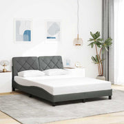 Bedframe 140x190 cm stof donkergrijs