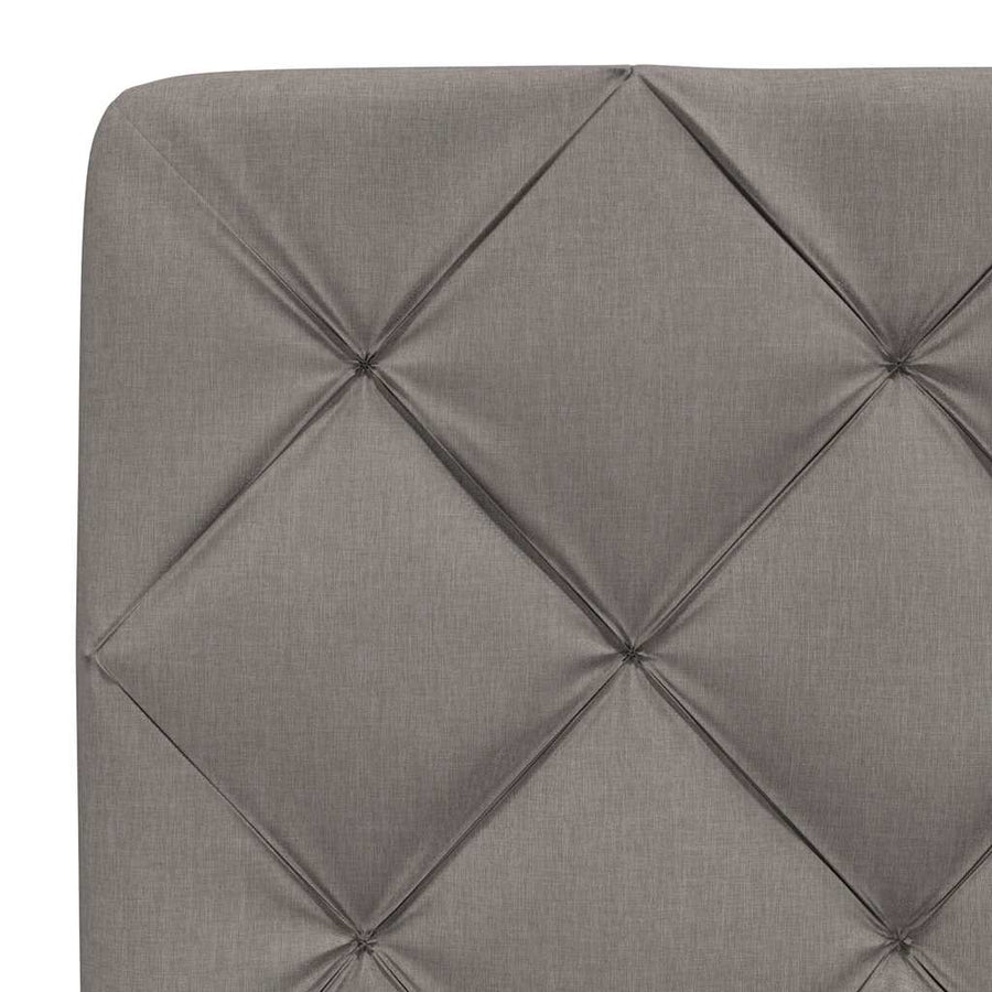 Bedframe zonder matras stof taupe 140x200 cm