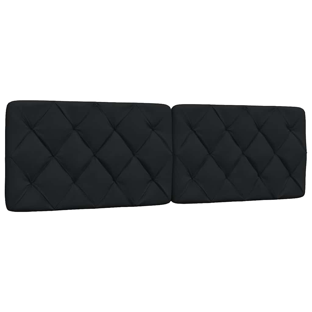 Bedframe zonder matras stof zwart 160x200 cm