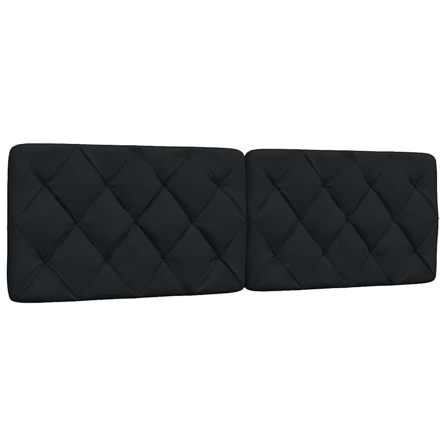 Bedframe zonder matras stof zwart 160x200 cm