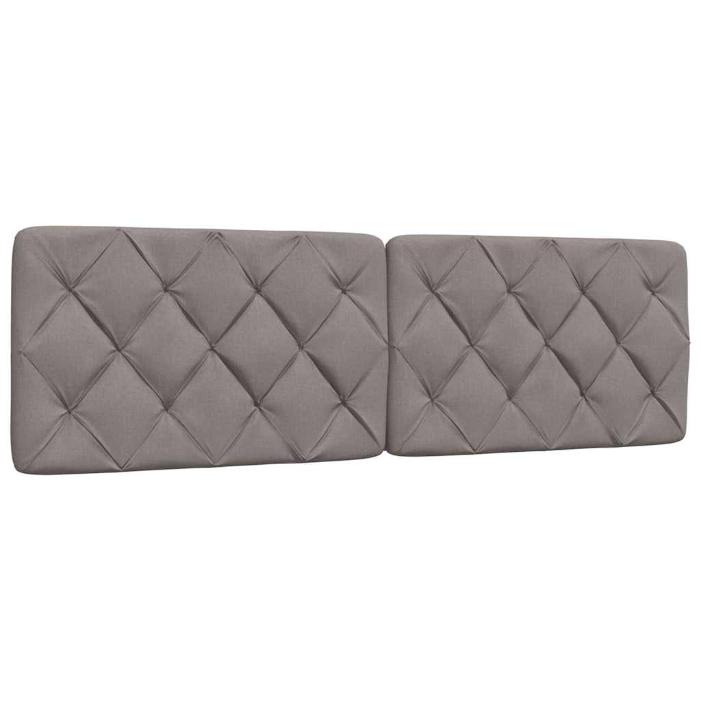Bedframe zonder matras stof taupe 160x200 cm