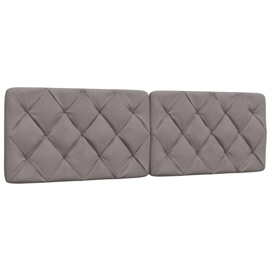 Bedframe zonder matras stof taupe 160x200 cm