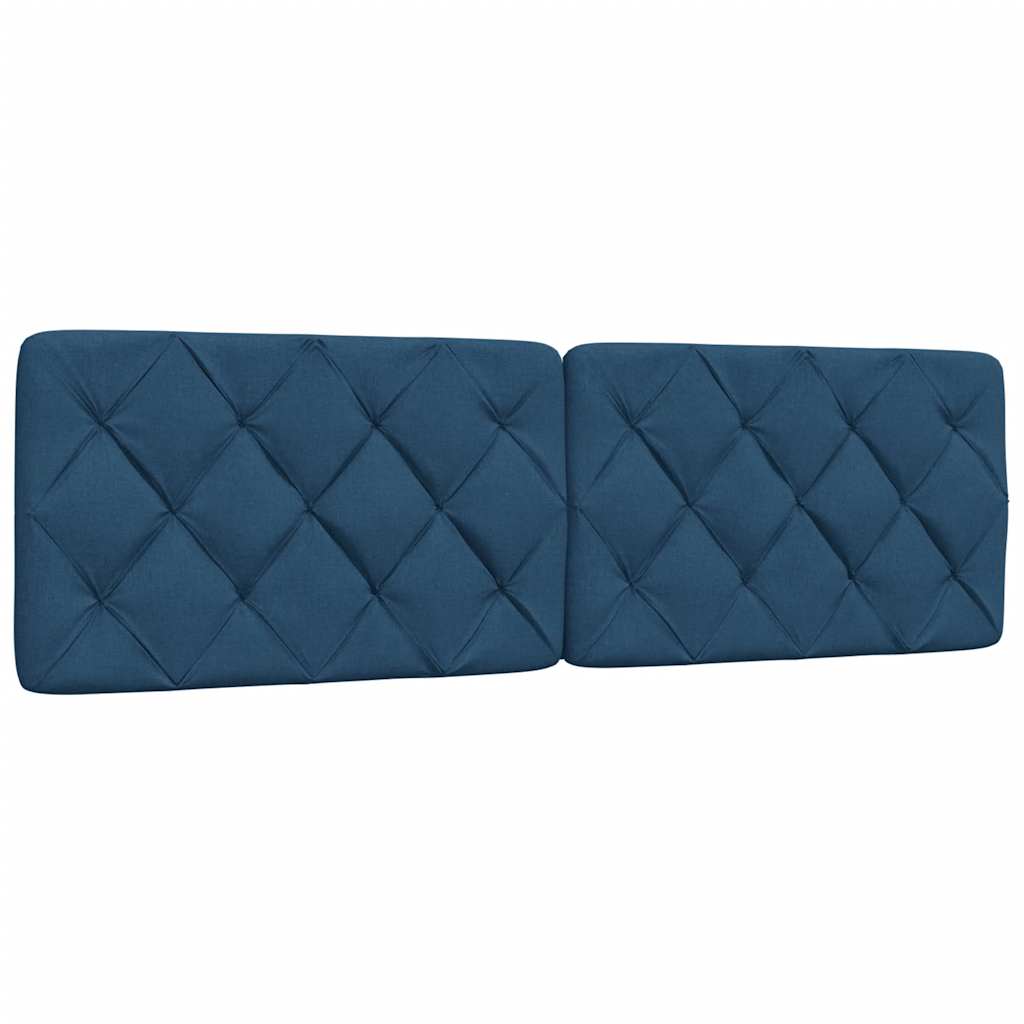 Bedframe zonder matras stof blauw 160x200 cm