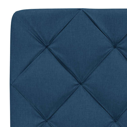 Bedframe zonder matras stof blauw 160x200 cm