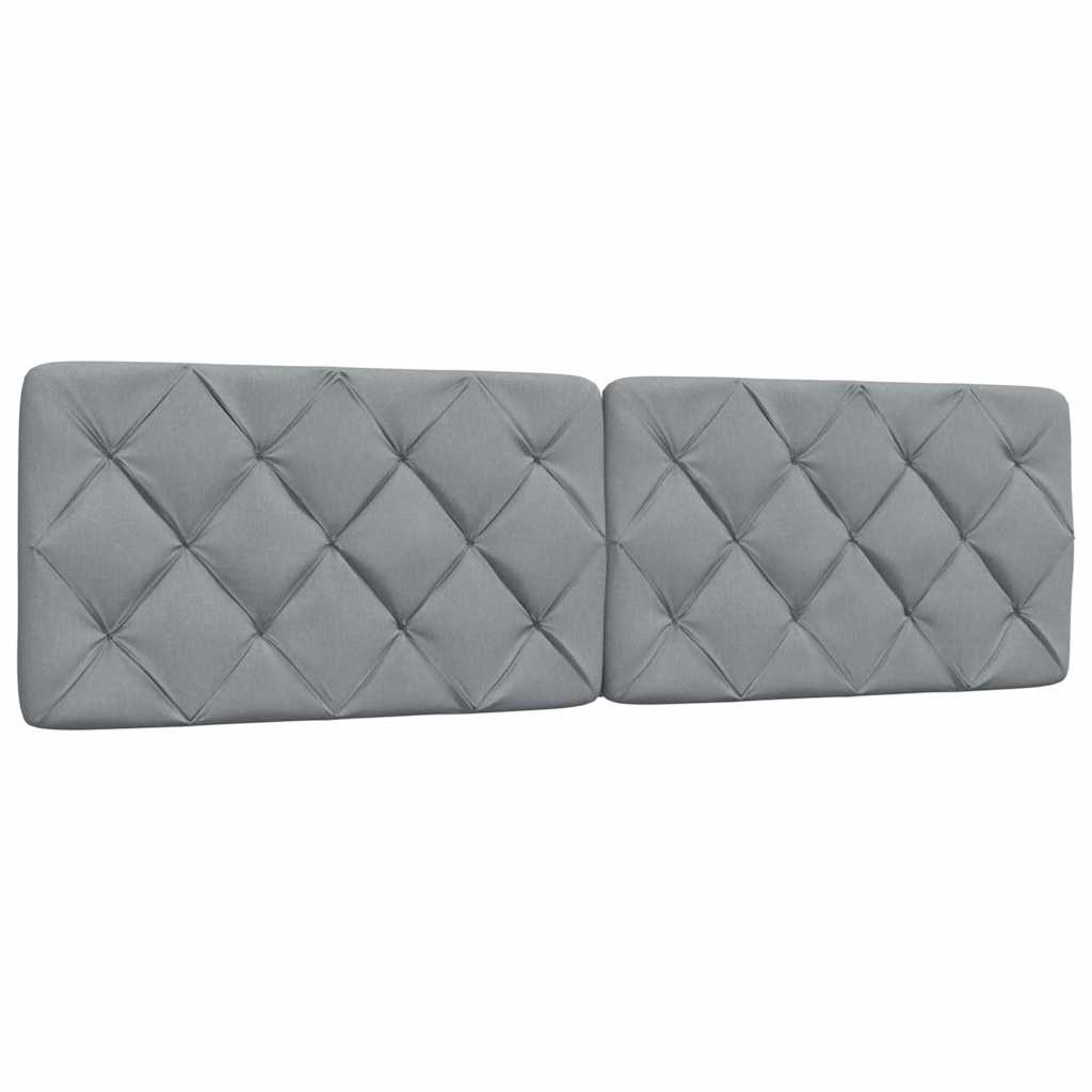 Bedframe zonder matras stof lichtgrijs 180x200 cm