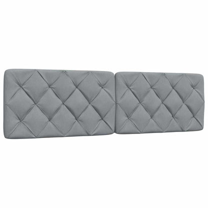 Bedframe zonder matras stof lichtgrijs 180x200 cm