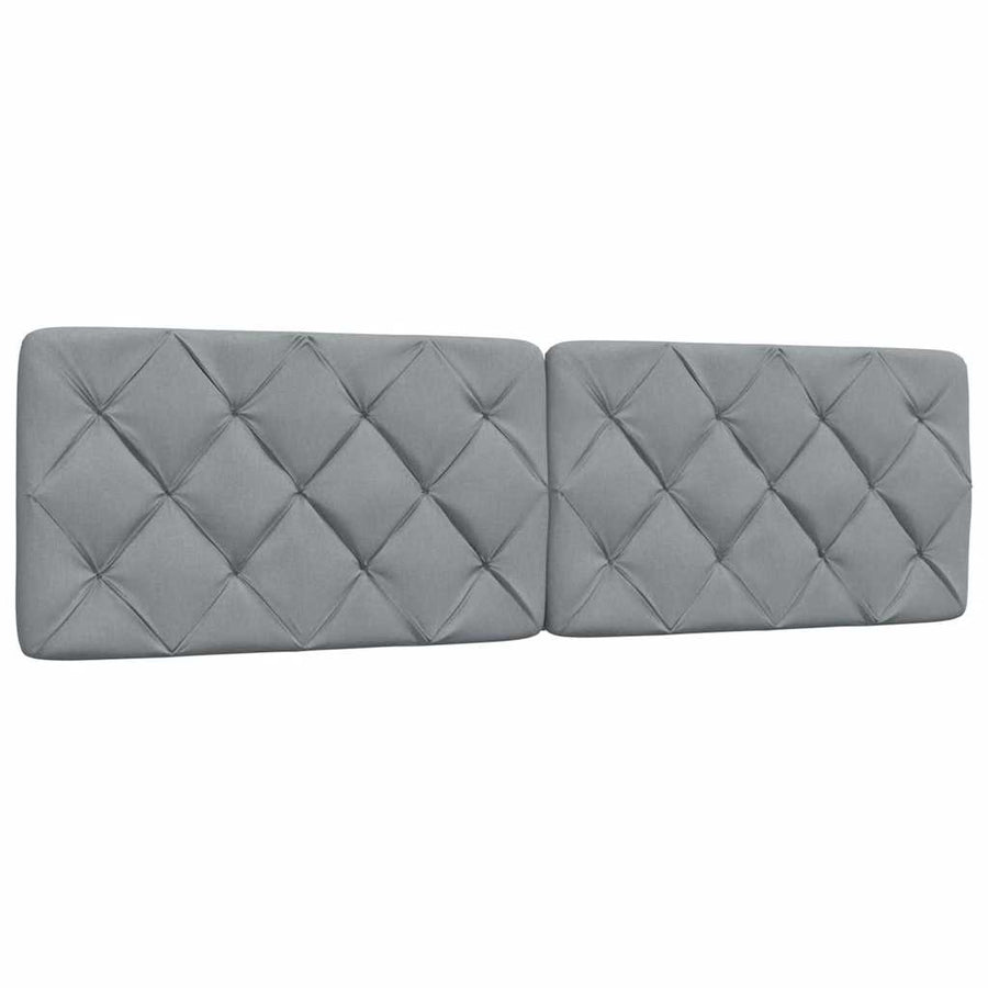 Bedframe zonder matras stof lichtgrijs 180x200 cm