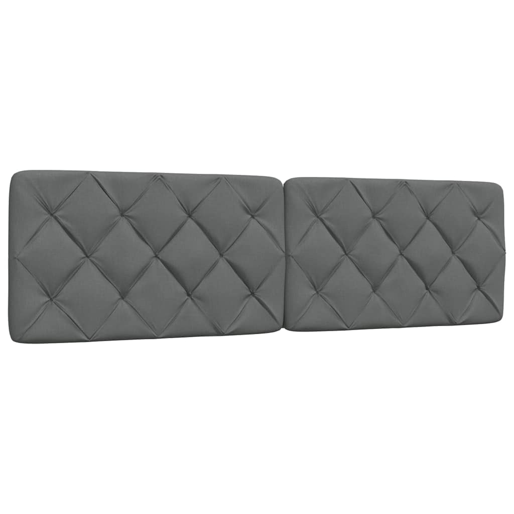 Bedframe zonder matras stof donkergrijs 180x200 cm