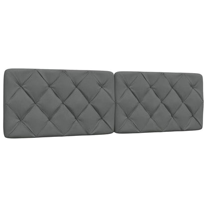 Bedframe zonder matras stof donkergrijs 180x200 cm