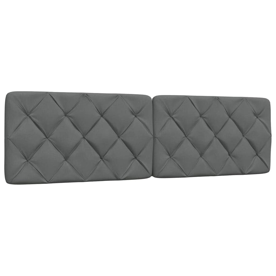 Bedframe zonder matras stof donkergrijs 180x200 cm