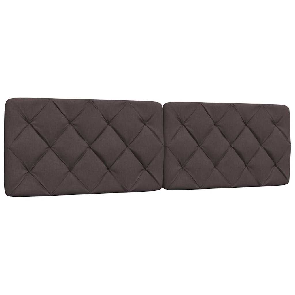 Bedframe zonder matras stof donkerbruin 180x200 cm