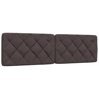 Bedframe zonder matras stof donkerbruin 180x200 cm