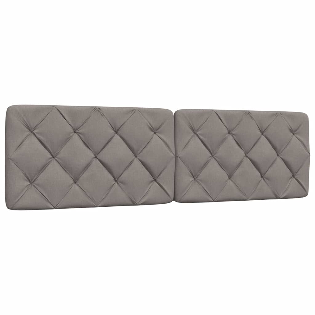 Bedframe zonder matras stof taupe 180x200 cm