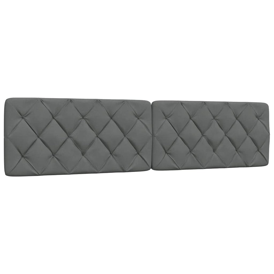 Bedframe zonder matras stof donkergrijs 200x200 cm