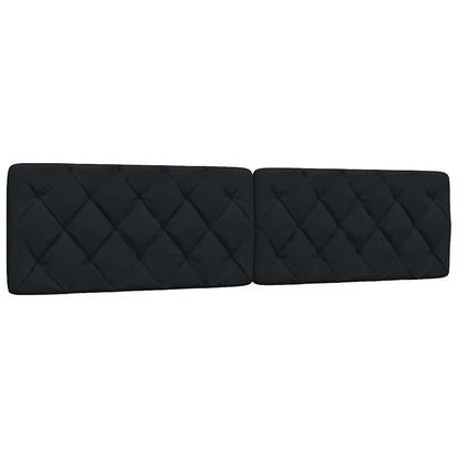 Bedframe zonder matras stof zwart 200x200 cm