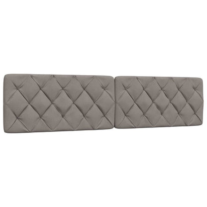 Bedframe zonder matras stof taupe 200x200 cm