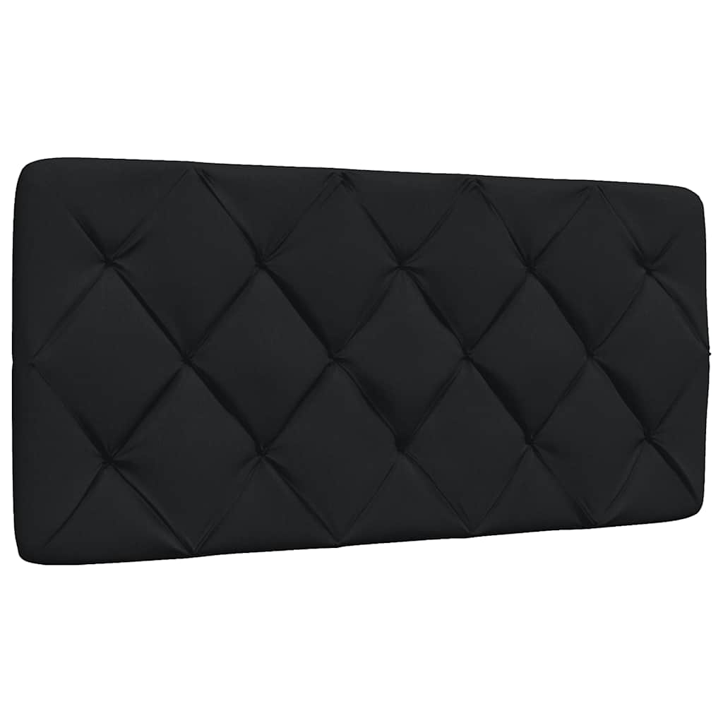 Bedframe met LED zonder matras 100x200 cm stof zwart