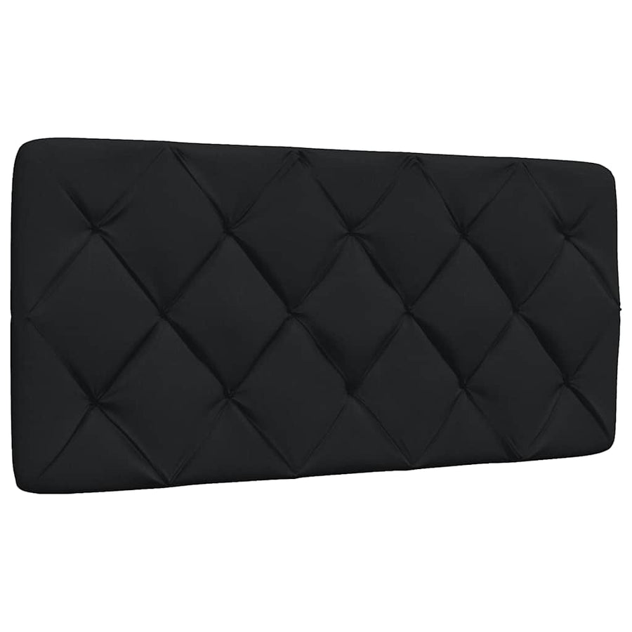 Bedframe met LED zonder matras 100x200 cm stof zwart