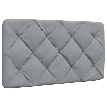 Bed met matras stof lichtgrijs 80x200 cm