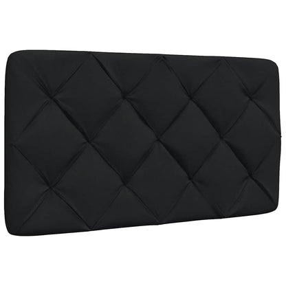 Bed met matras stof zwart 80x200 cm