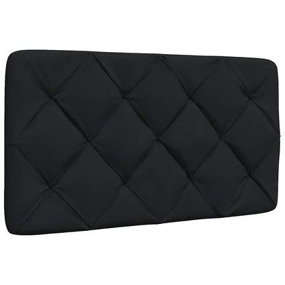 Bed met matras stof zwart 90x190 cm
