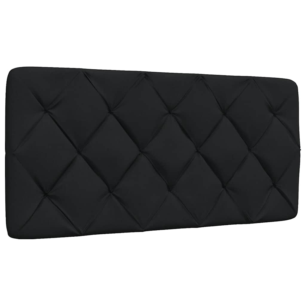 Bed met matras stof zwart 100x200 cm