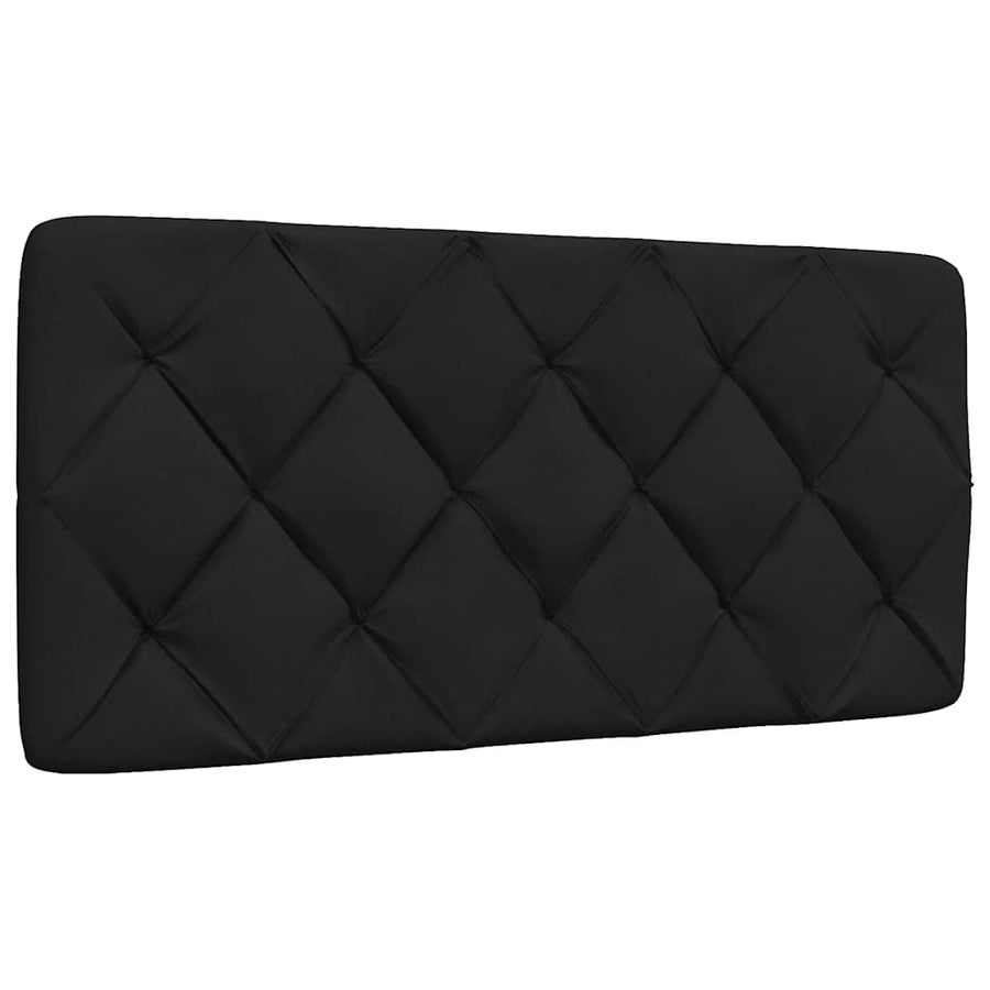 Bed met matras stof zwart 100x200 cm