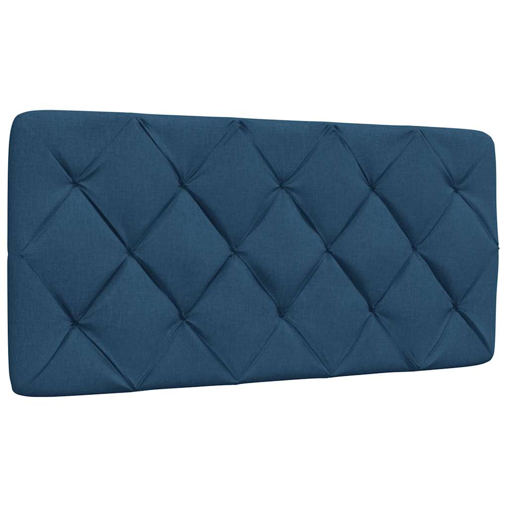 Bed met matras stof blauw 100x200 cm