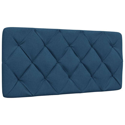 Bed met matras stof blauw 100x200 cm