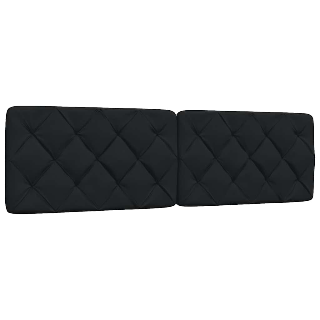 Bed met matras stof zwart 180x200 cm