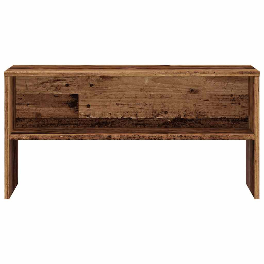 Tv-meubel 80x40x40 cm bewerkt hout oud houtkleurig