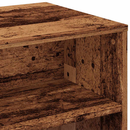Tv-meubel 80x40x40 cm bewerkt hout oud houtkleurig