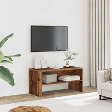 Tv-meubel 80x40x40 cm bewerkt hout oud houtkleurig