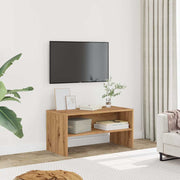 Tv-meubel 80x40x40 cm bewerkt hout eikenkleur