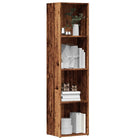 Boekenkast 36x30x143 cm bewerkt hout