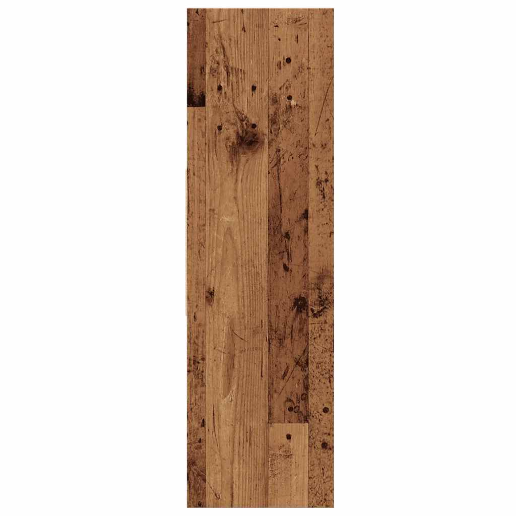 Boekenkast 97,5x29,5x100 cm bewerkt hout oud houtkleurig