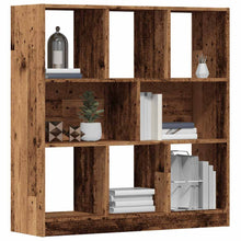 Boekenkast 97,5x29,5x100 cm bewerkt hout oud houtkleurig