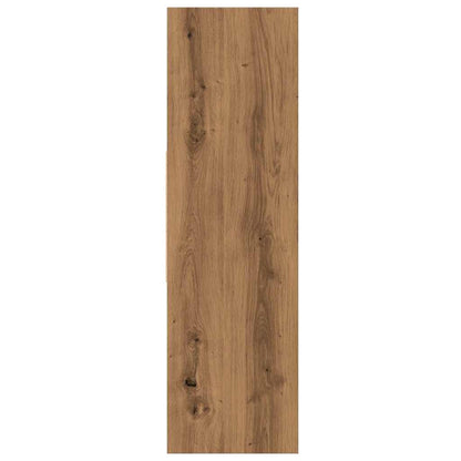 Boekenkast 97,5x29,5x100 cm bewerkt hout artisanaal eikenkleur