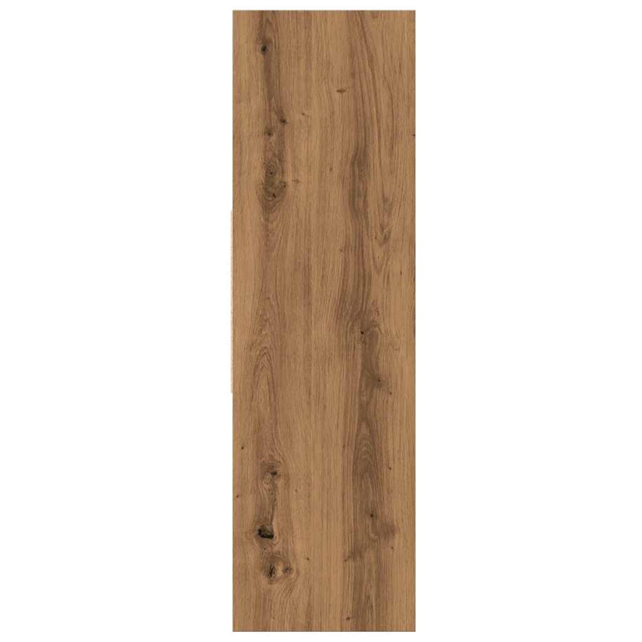 Boekenkast 97,5x29,5x100 cm bewerkt hout artisanaal eikenkleur