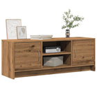 Tv-meubel 102x30x37,5 cm bewerkt hout eikenkleur