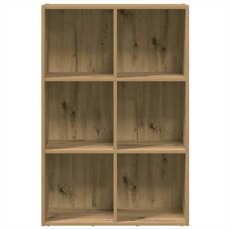 Boekenkast/dressoir 66x30x98 cm bewerkt hout artisanaal eiken
