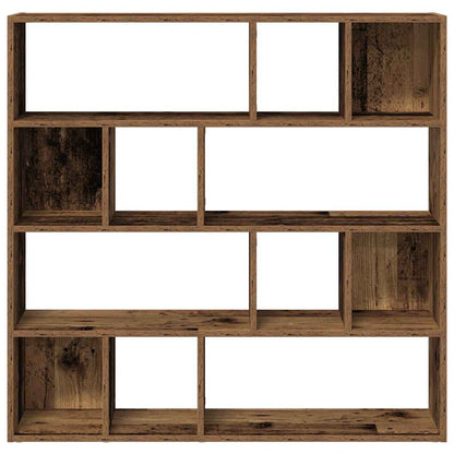 Boekenkast/kamerscherm 105x24x102 cm oud houtkleurig