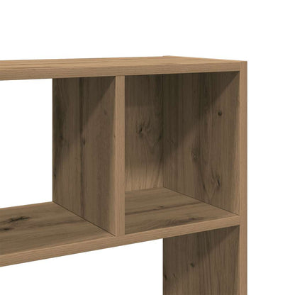 Boekenkast/kamerscherm 105x24x102 cm artisanaal eikenkleur